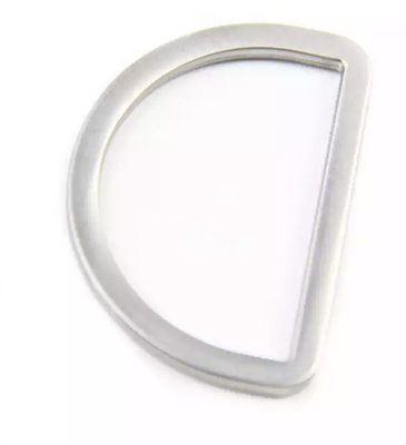 بند کیف دستی حلقه دار D حلقه کلید فلزی نیمه دایره ای برای کاردستی کیف دستی
