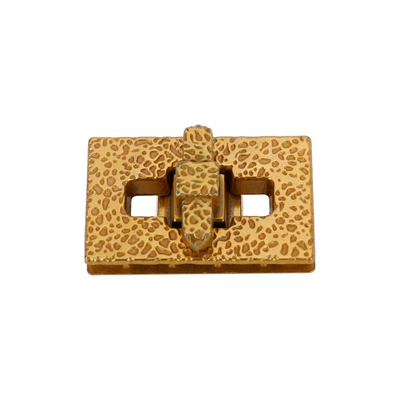 سطح طلایی مات سخت افزاری قفل کیف دستی تزئینی خوردگی