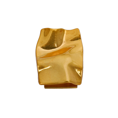 قفل کیف دستی فلزی طلایی با ساختار سخت افزاری محکم