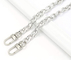 Antiwear Colorfast Crossbody Purse Strap Chain Ablating Extend Length